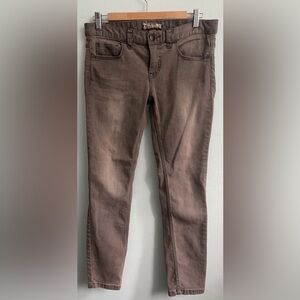 Free People Straight Leg Brown Jeans